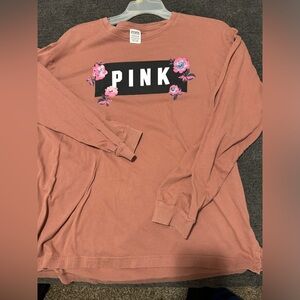 Vs pink long sleeve shirt